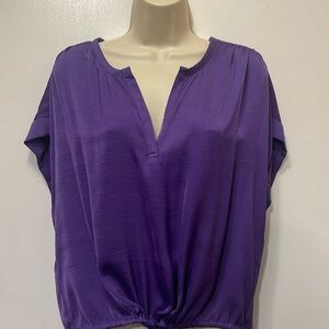 BCBG PURPLE BLOUSE